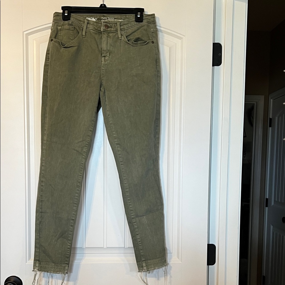 Mossimo Supply Co. Sage Curvy Skinny Ankle Jeans